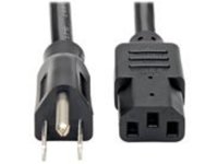 Tripp Lite 2ft Computer Power Cord Cable 5-15P to C13 Heavy Duty 15A 14AWG 2&#x27; - power cable - 61 cm