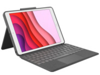 Logitech Combo Touch Keyboard Case for iPad (7th generation) - keyboard and folio case - with trackpad - graphite