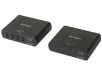StarTech.com 4 Port USB 2.0 Extender Hub over Cat5e/Cat6 Ethernet Cable (RJ45), 330ft/100m Industrial Metal USB...