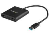 StarTech.com USB 3.0 to Dual HDMI Adapter - 4K 30Hz - External Video &amp; Graphics Card - Dual Monitor Display Adapter - S&#x2026;