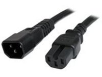 StarTech.com 3 ft 14 AWG Computer Power Cord - IEC C14 to IEC C15 - 3 foot C14 to C15 Power Cord Cable - 14AWG 250V at &#x2026;